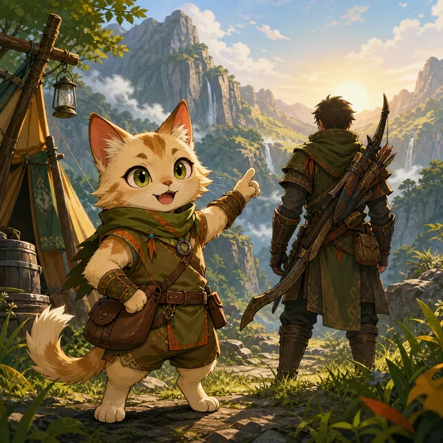 Palico uit Monster Hunter