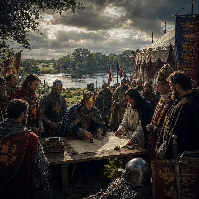 Welke Engelse koning ondertekende in 1215 de Magna Carta?