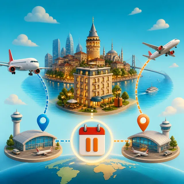 Ilustracja do pytania quizowego: Co oznacza termin „stopover”?